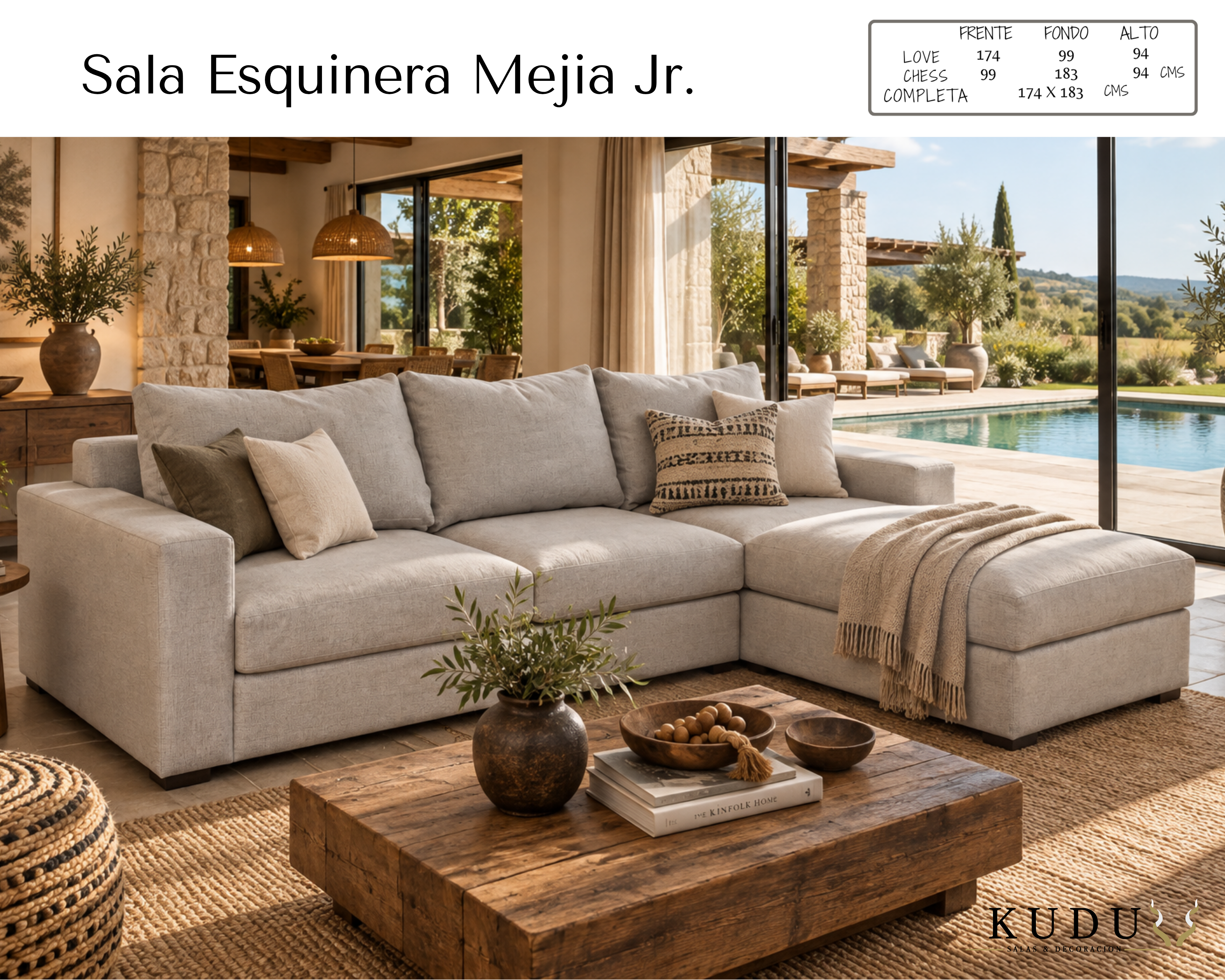 Sala Esquinera Mejia Jr.